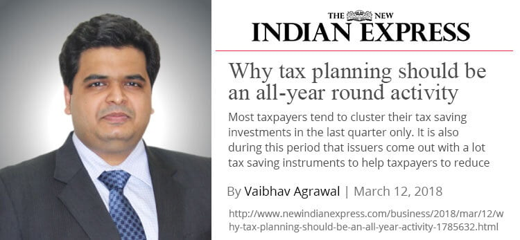 Why tax planning should be an all-year round activity?