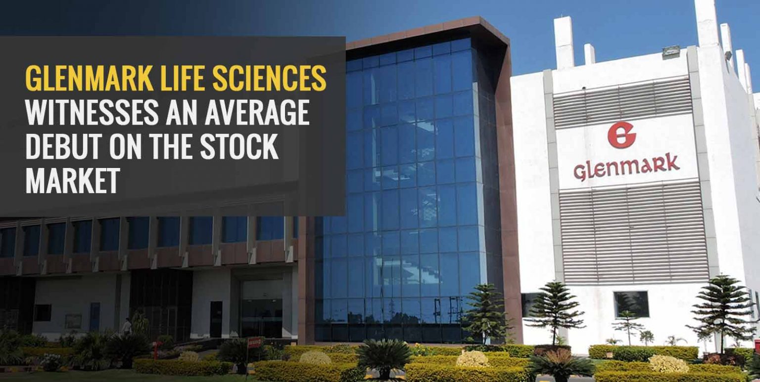 Glenmark Life Sciences Witnesses an Avg Debut on the Stock Market