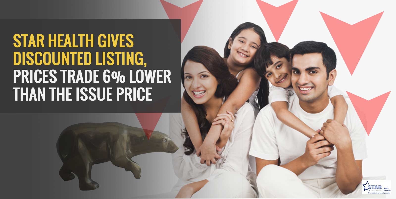 Star Health lists at 6% discount lower than the issue price
