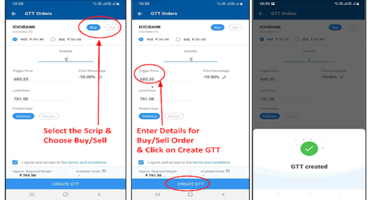 Create GTT Order