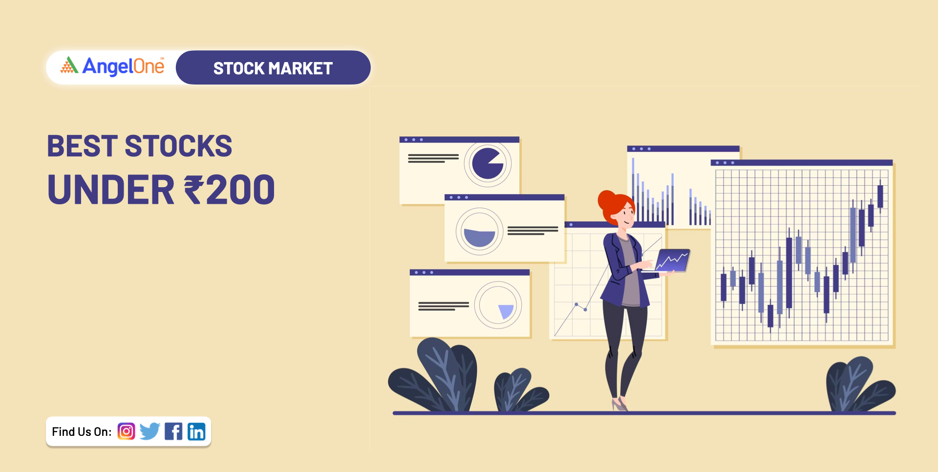 Best Stocks to below Rs 200 in India to Invest Angel One