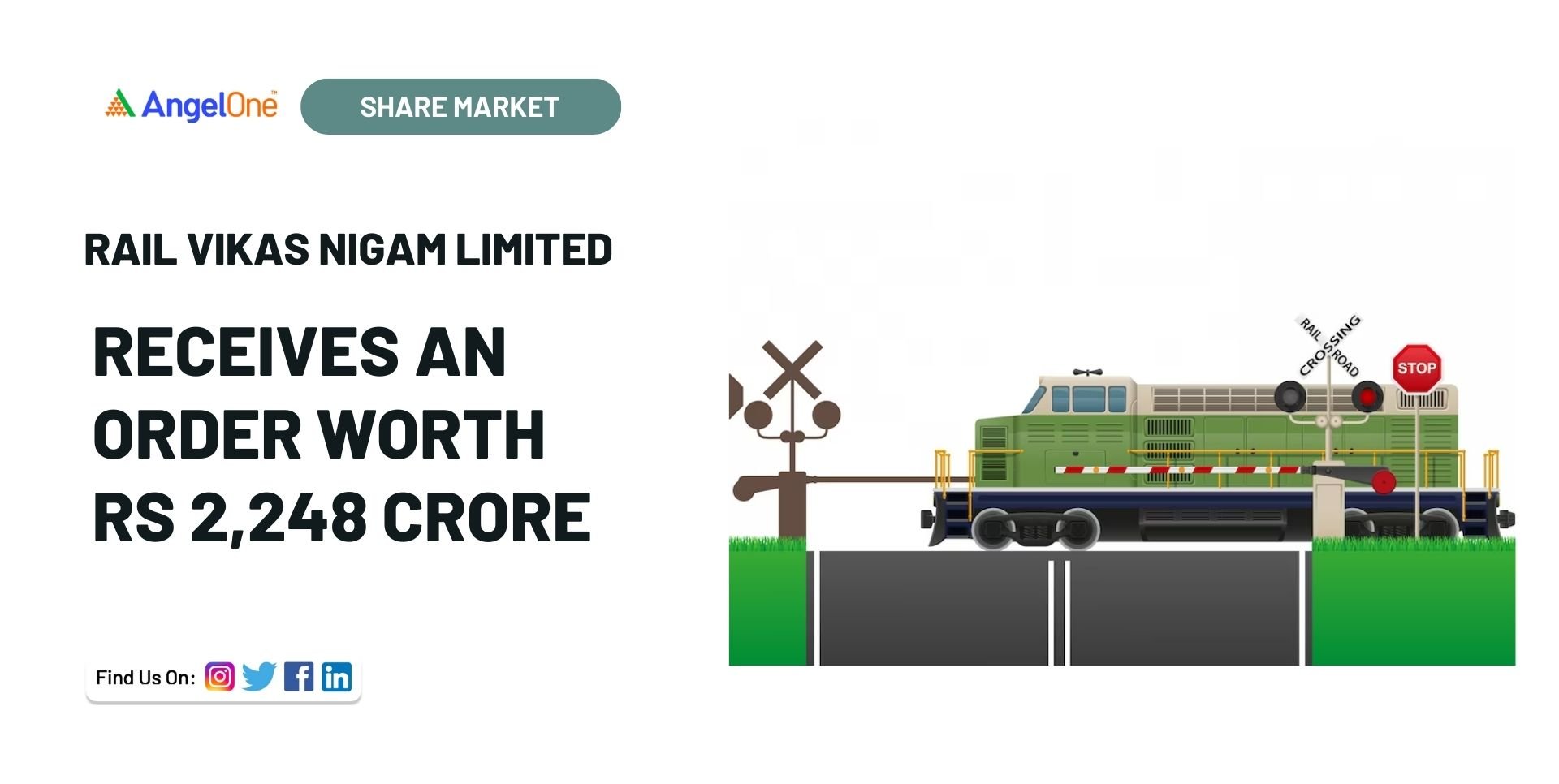 Navratna Company Rail Vikas Nigam Bags Rs 2,248 Crore Order - Angel One