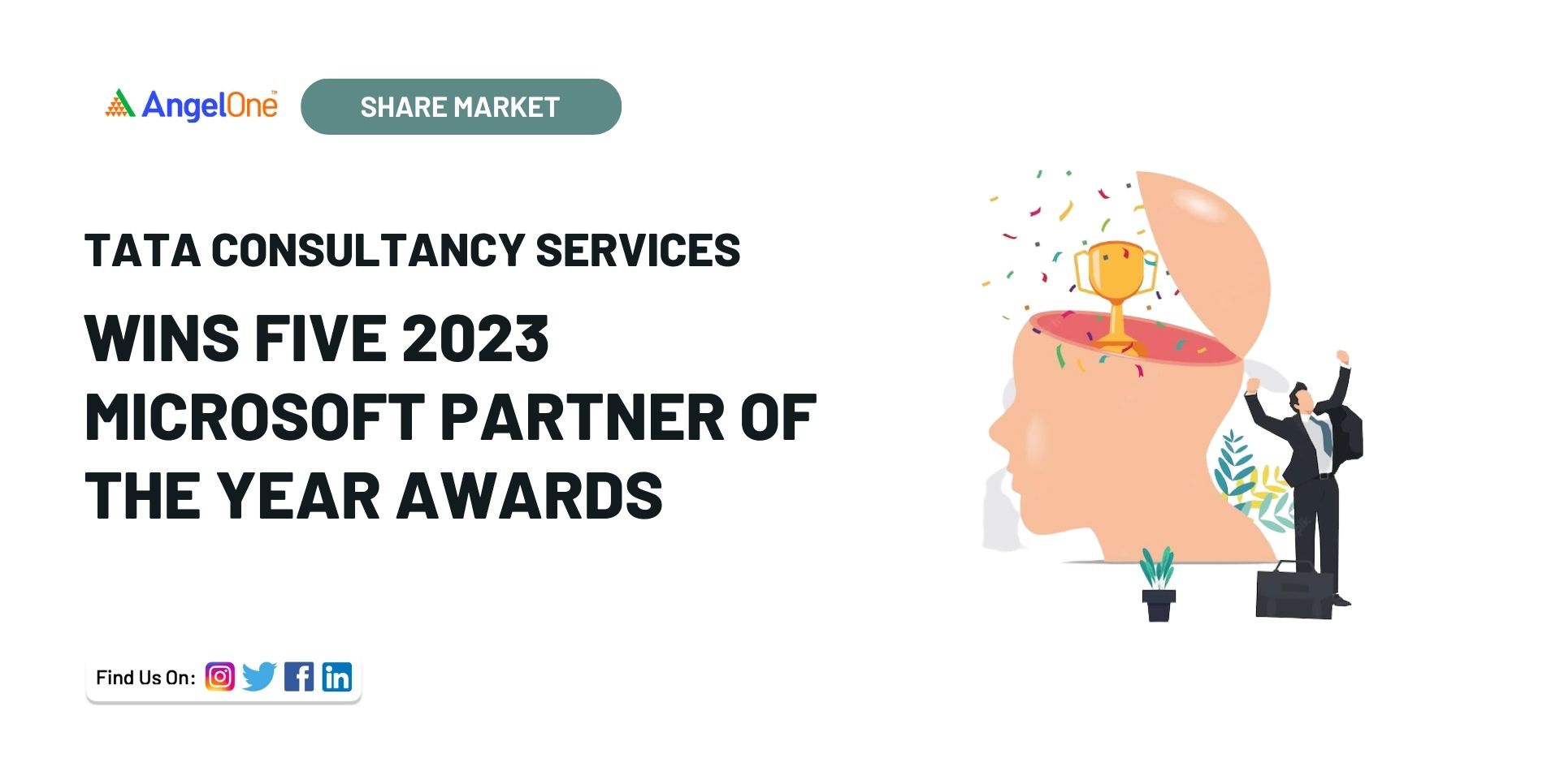 TCS Wins Microsoft Partner of the Year Awards Angel One