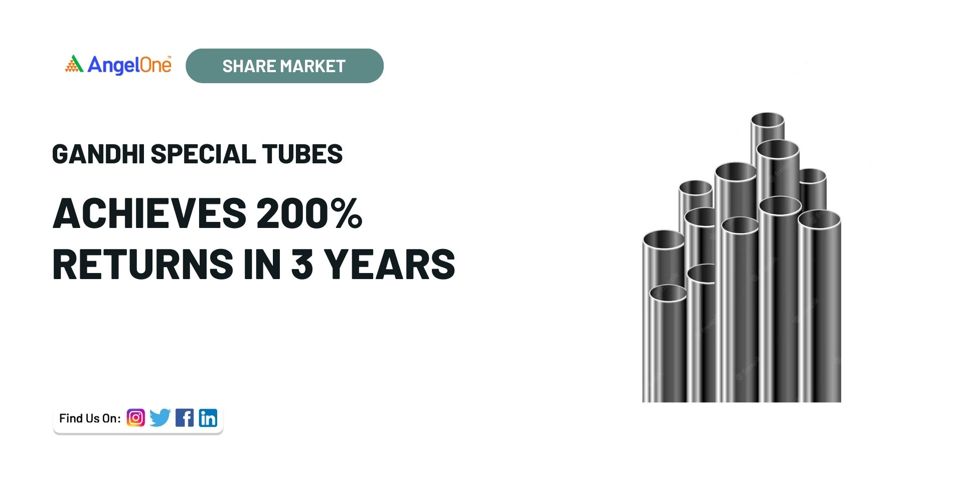 Gandhi Special Tubes achieves 200 returns in 3 years