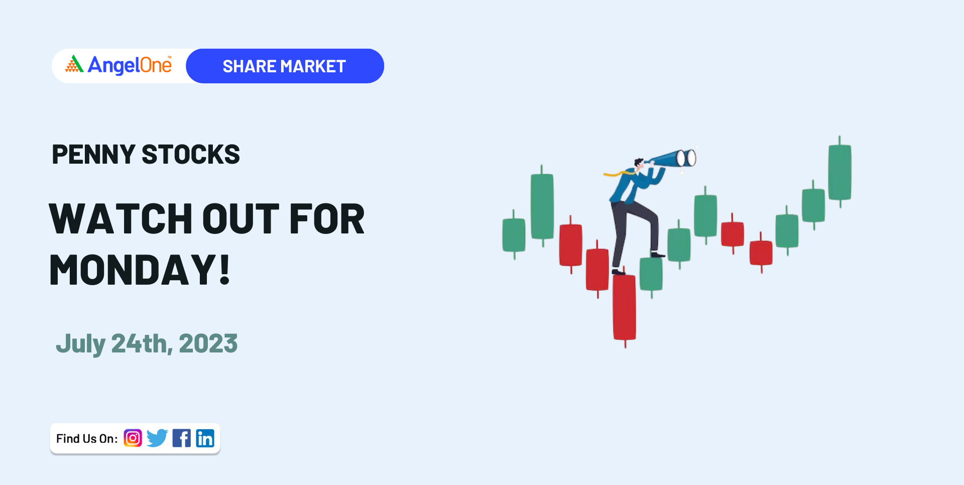 Penny stocks to watch out for Monday, 24 July 2023