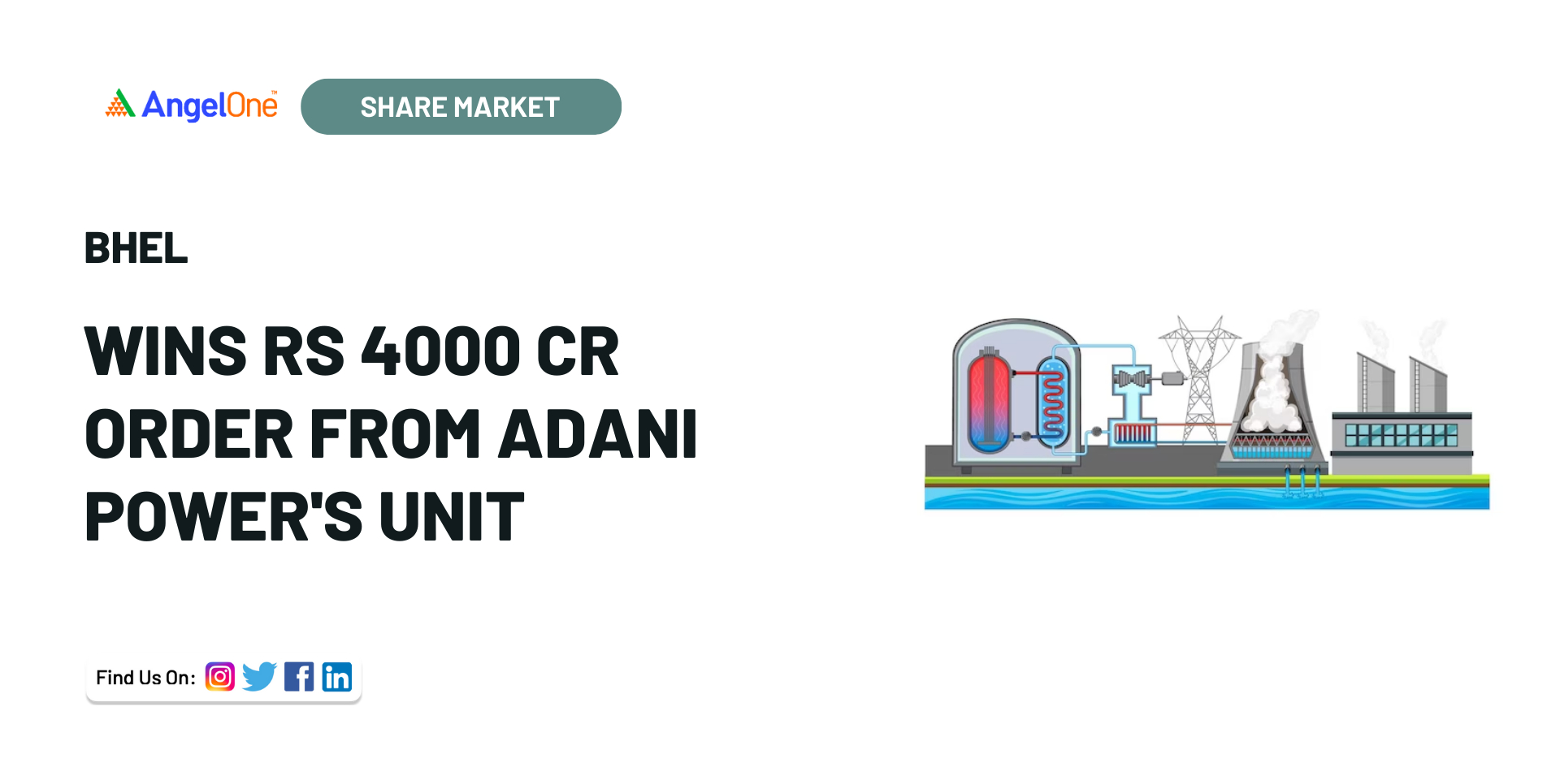 BHEL Secures Rs 4000 Crore Order from Adani Power's Subsidiary