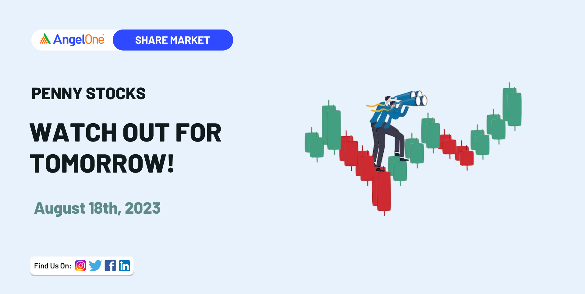 Penny stocks to watch out for tomorrow, 18 August 2023