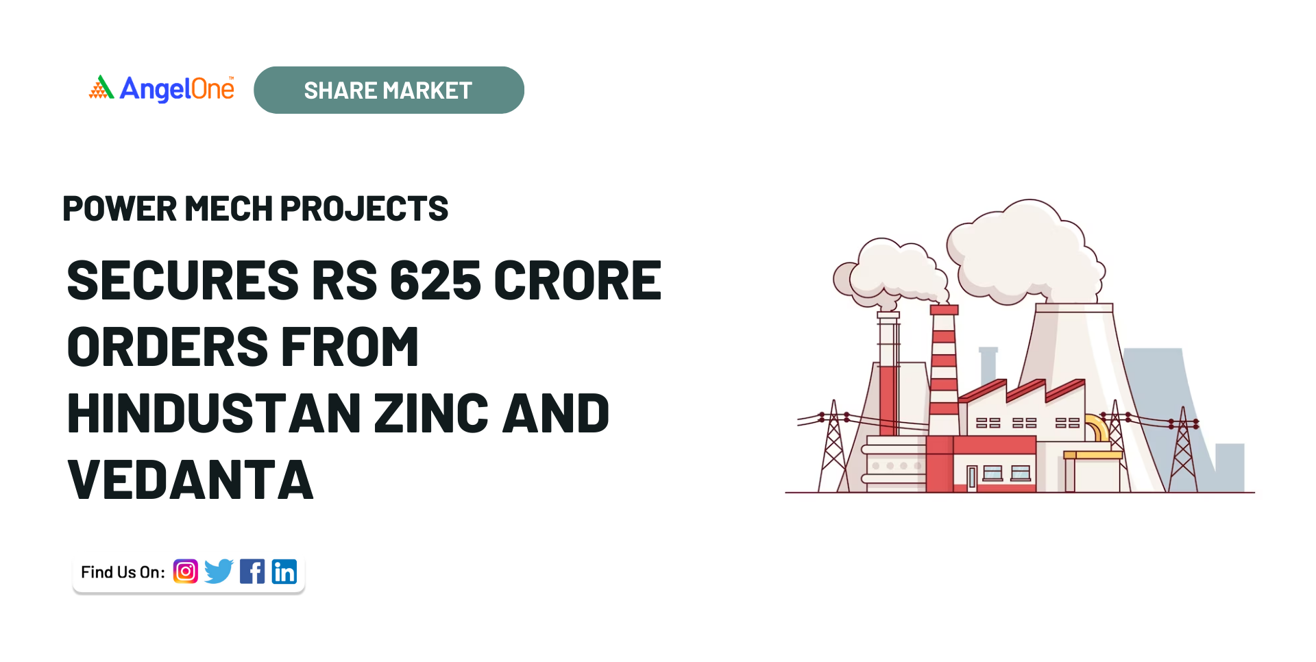 Power Mech Projects Secures Rs 625 Crore Orders from Hindustan Zinc and
