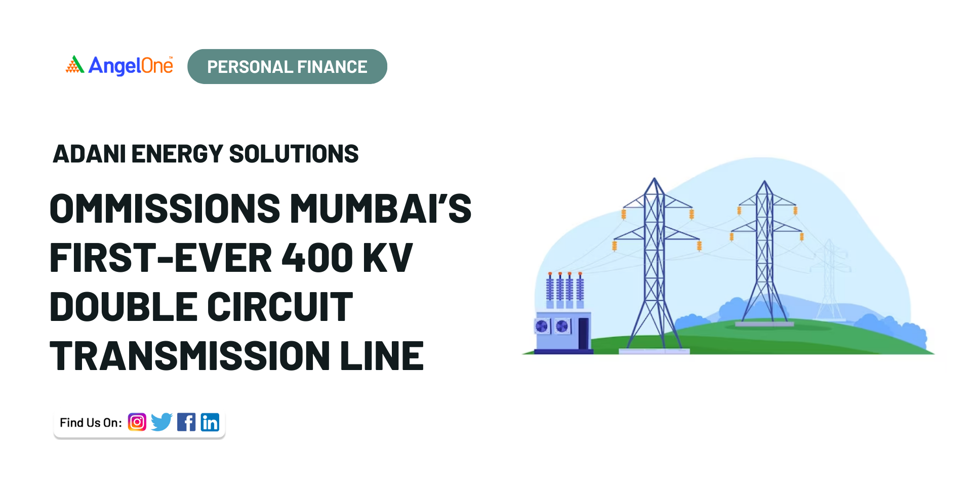 Adani Energy Solutions commissions Mumbai’s firstever 400 KV double