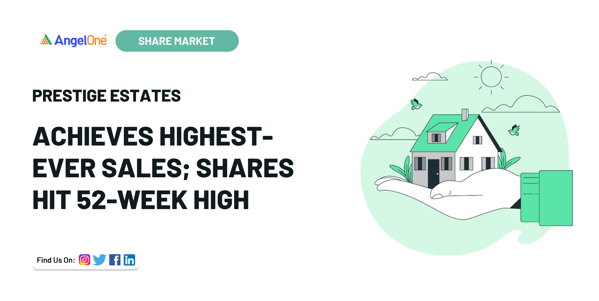 Prestige Estates achieves highestever sales; shares hit 52week high
