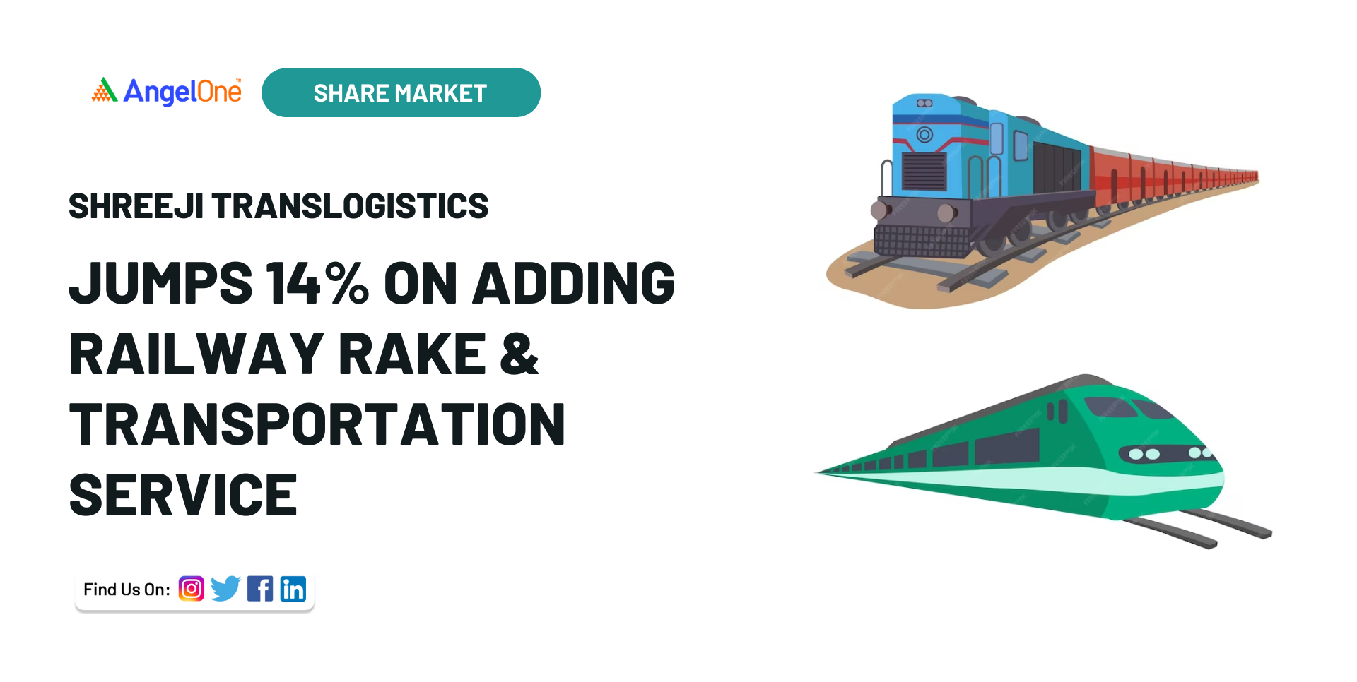 Shreeji Translogistics jumps 14 on adding Railway Rake Handling