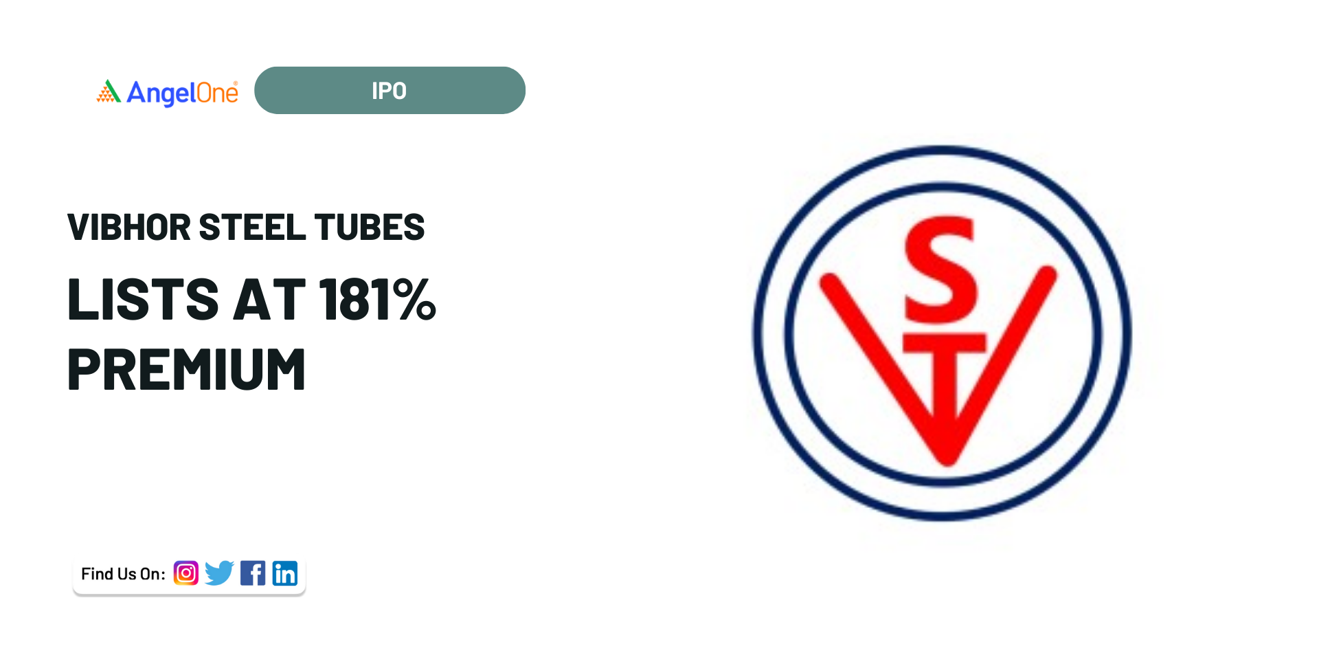 Vibhor Steel Tubes Ltd. IPO Open/Close Date, Price, Lot Size