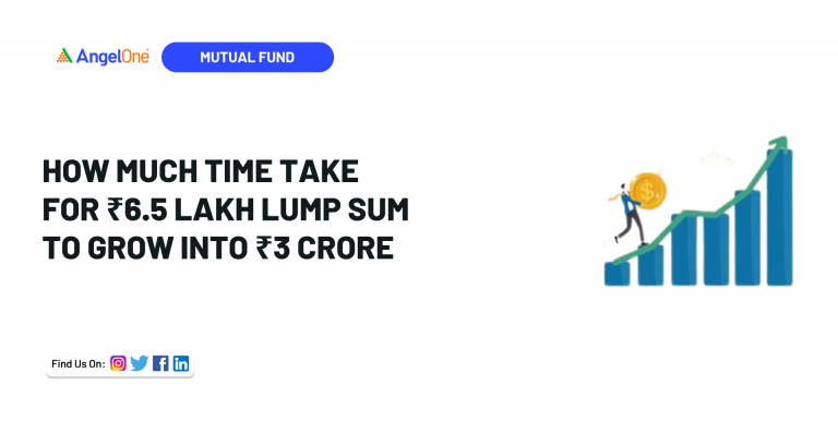 How Long Does It Take for ₹6.5 Lakh Lump Sum Investment to Grow into ₹3 ...